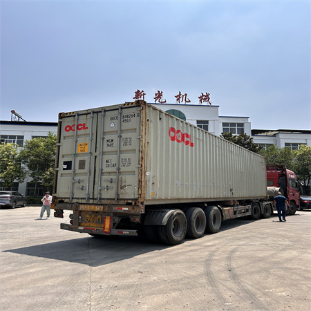 河南破碎機廠家發往安哥拉的設備裝箱完畢